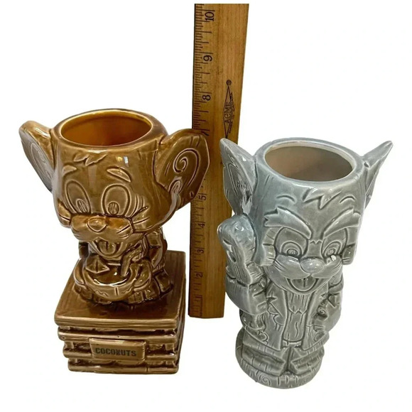 Geeki Tiki Tom and Jerry Tiki Mug Hula Time Set of 2 Box Set New - Picture 13 of 13